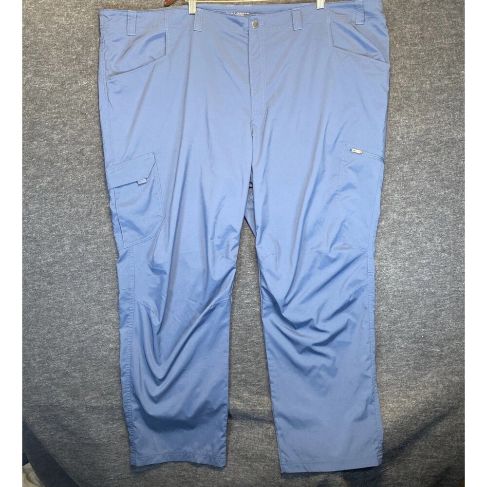 Columbia PFG Men Cargo Pants Size 36 Blue Lightweight Outdoor Angler Performance